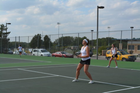 Tennis court addition