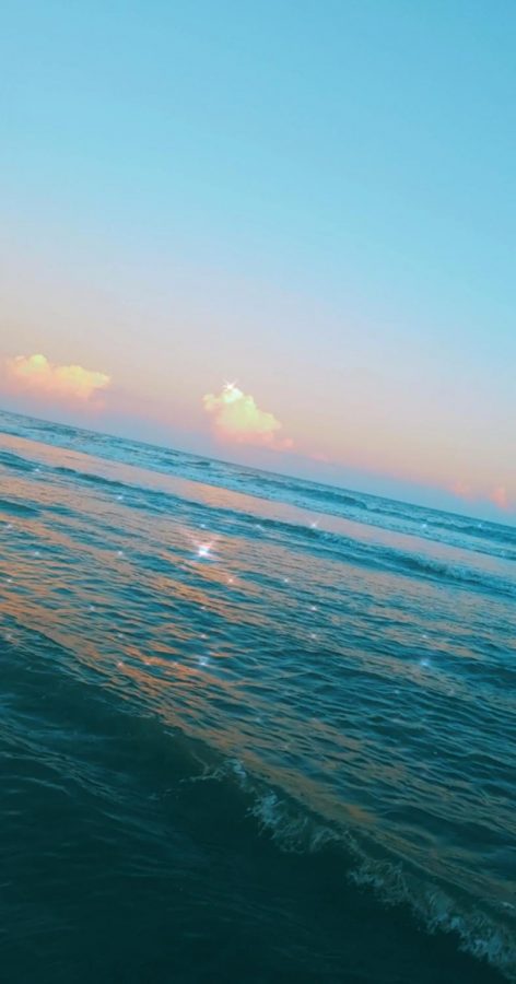 A photo of the ocean while on Foley beach