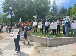 Protests take place at Washburn University