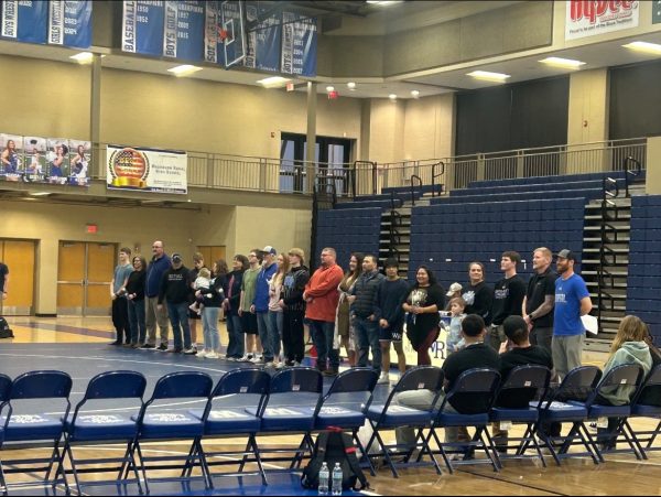 Boys' wrestling Senior Night