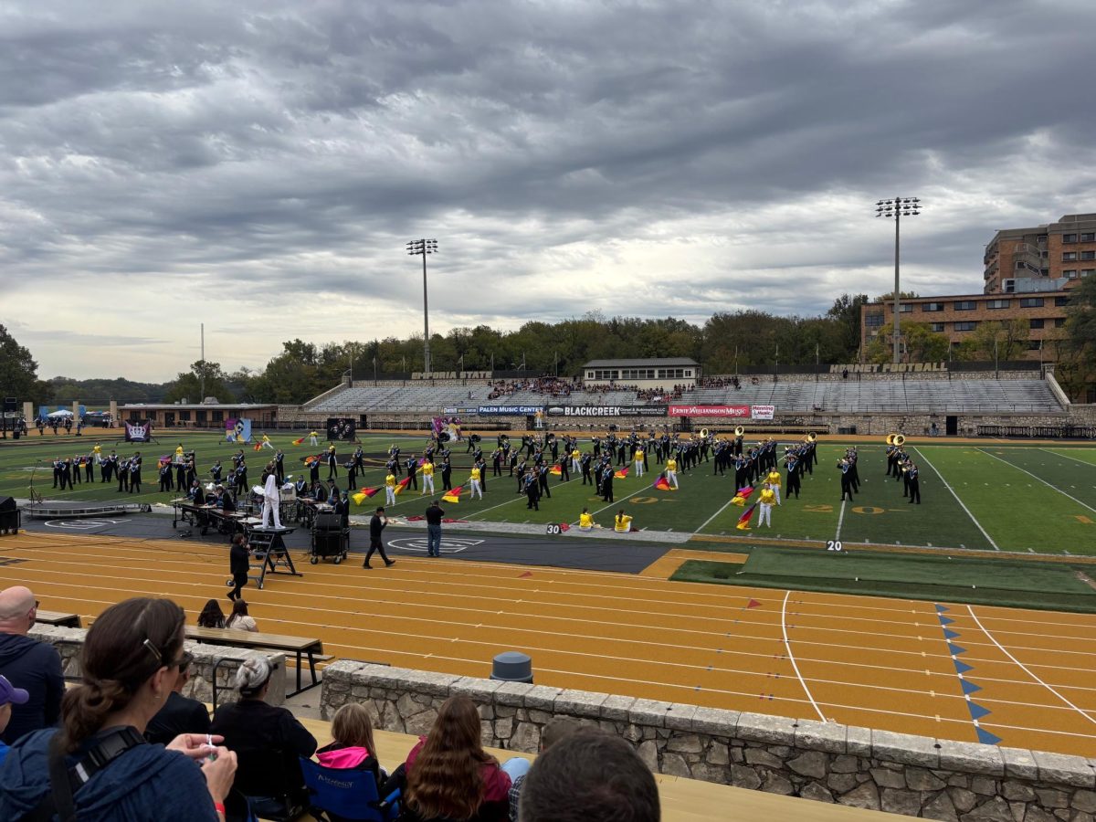 Marching band competes at KBA competition