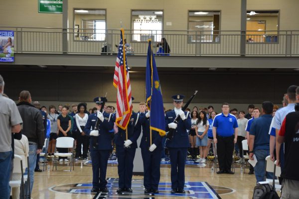 JROTC honors veterans at assembly